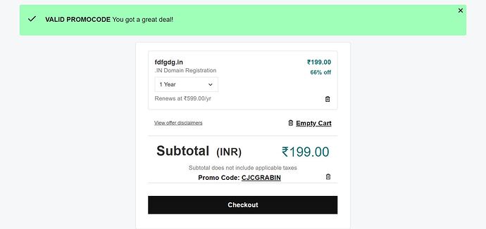 Godaddy Domain For Rs 199