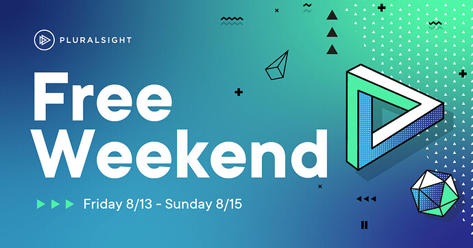 Pluralsight Free Weekend