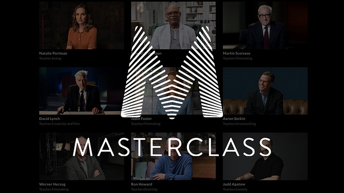 MasterClass course collection