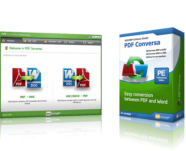 PDF Conversa Professional Edition License FREE
