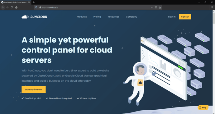 runcloud wordpress cloud hosting