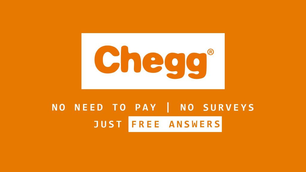 Free answers chegg Get Chegg